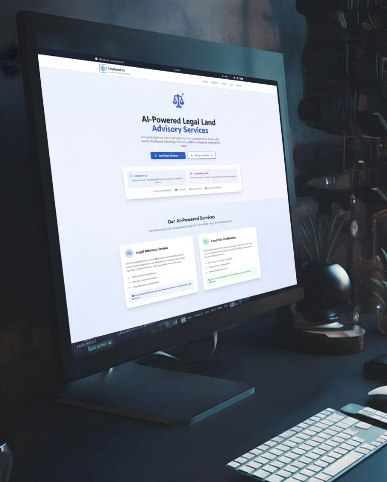 LegalLand AI – RAG & Computer Vision System